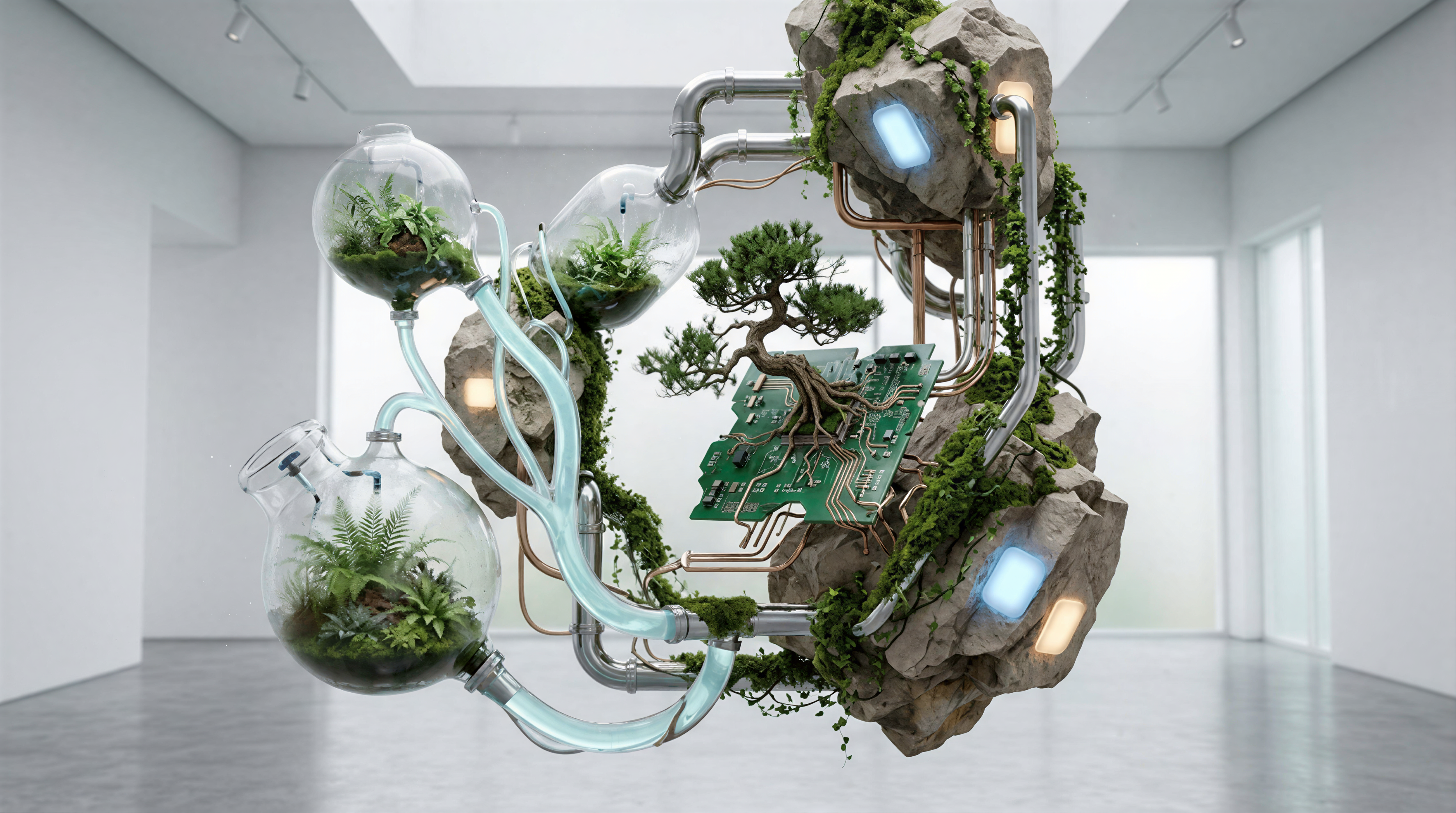 Visual generativo Greenman Studio